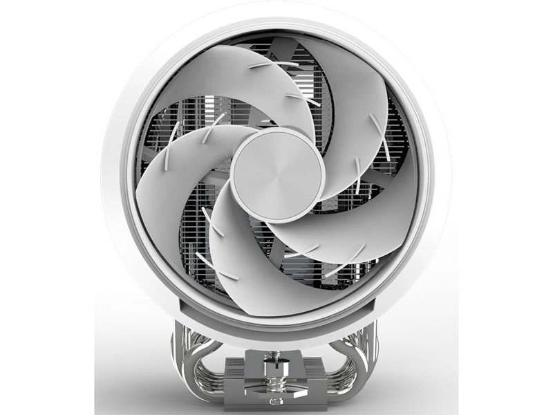 Кулер для процессора ZALMAN ZET5 WHITE, 5 HEAT PIPES, 4-PIN PWM, 600-2000 RPM, 30.4 DBA MAX, HYDRO BEARING, FULL SOCKET SUPPORT