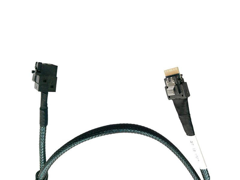 Кабель DiliVing DLSL38-1067 Slimline SASx4 (SFF8654) -to- HD MiniSAS x4 (SFF8643) PCIE 3.0, 85 Ohm, 100cm
