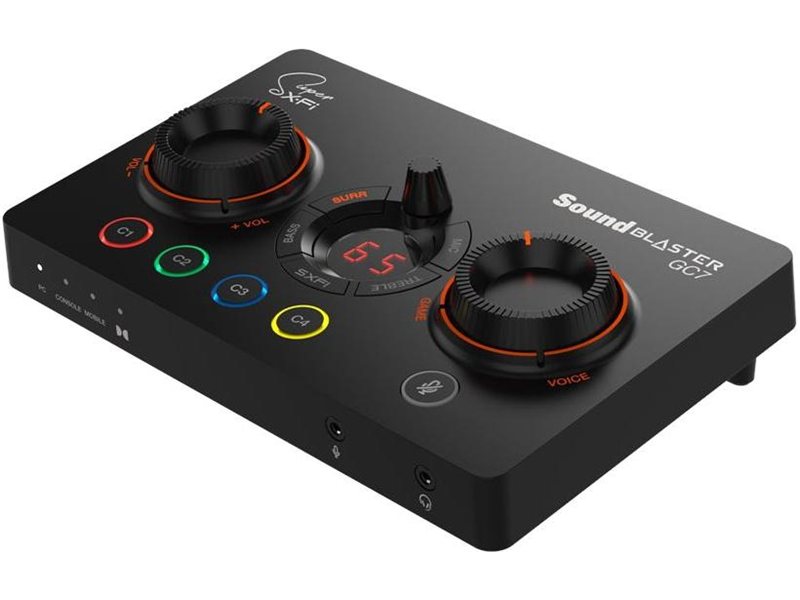 Звуковая карта Creative USB Sound BlasterX GC7 (Super X-Fi Ultra DSP) 7.1 Ret