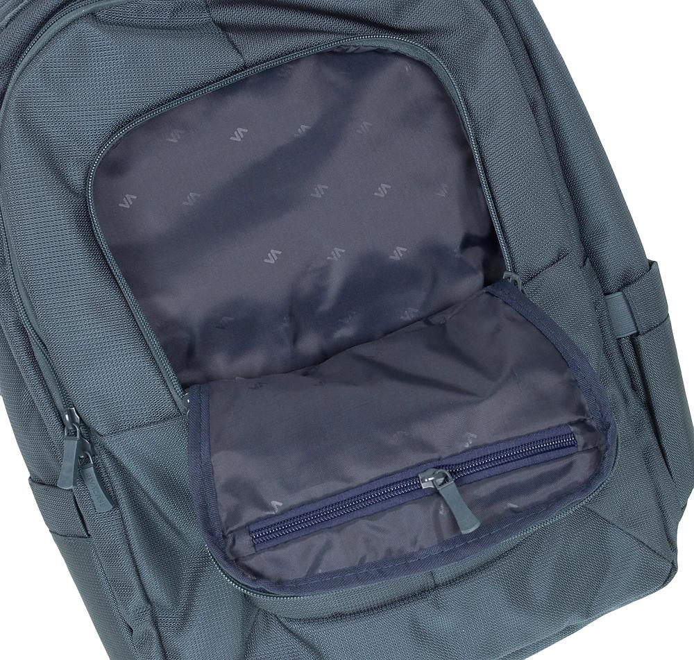 Рюкзак для ноутбука 17" Riva 8460 аквамарин полиэстер женский дизайн (8460 AQUAMARINE)