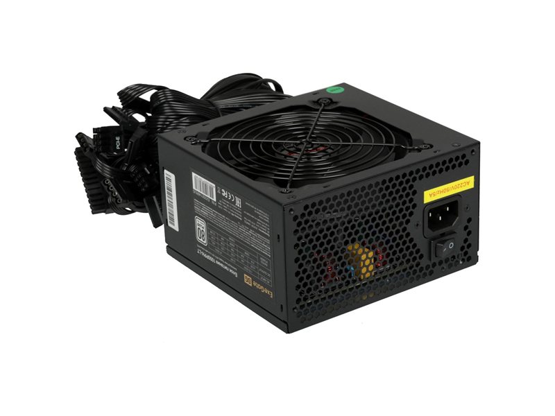 Exegate EX292146RUS-S Блок питания 1000W ExeGate 80 PLUS® 1000PPH-LT (ATX, APFC, SC, КПД 82% (80 PLUS), 12cm fan, 24pin, 2x(4+4)pin, 6xPCIe, 8xSATA, 4xIDE, кабель 220V с защитой от выдергивания, black