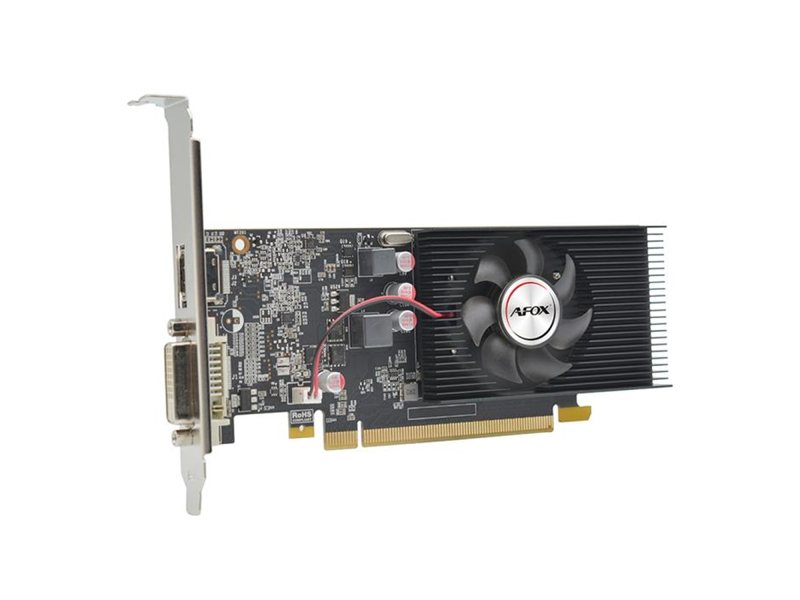 Видеокарта AFOX GT1030 4Gb 64bit DDR4 DVI/HDMI 1FAN (AF1030-4096D4L5) RTL