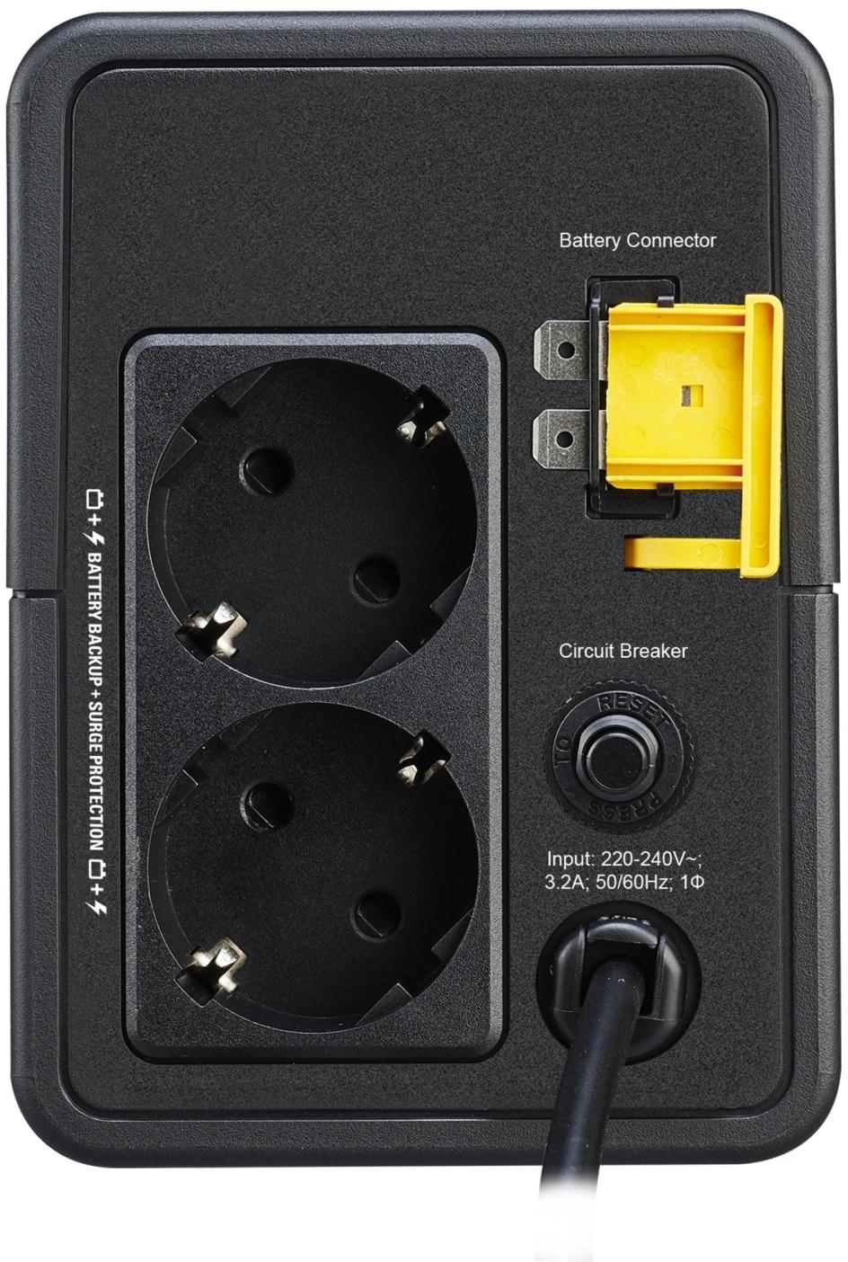 Источник бесперебойного питания APC Easy-UPS BVX700LUI-GR 360Вт 700ВА черный