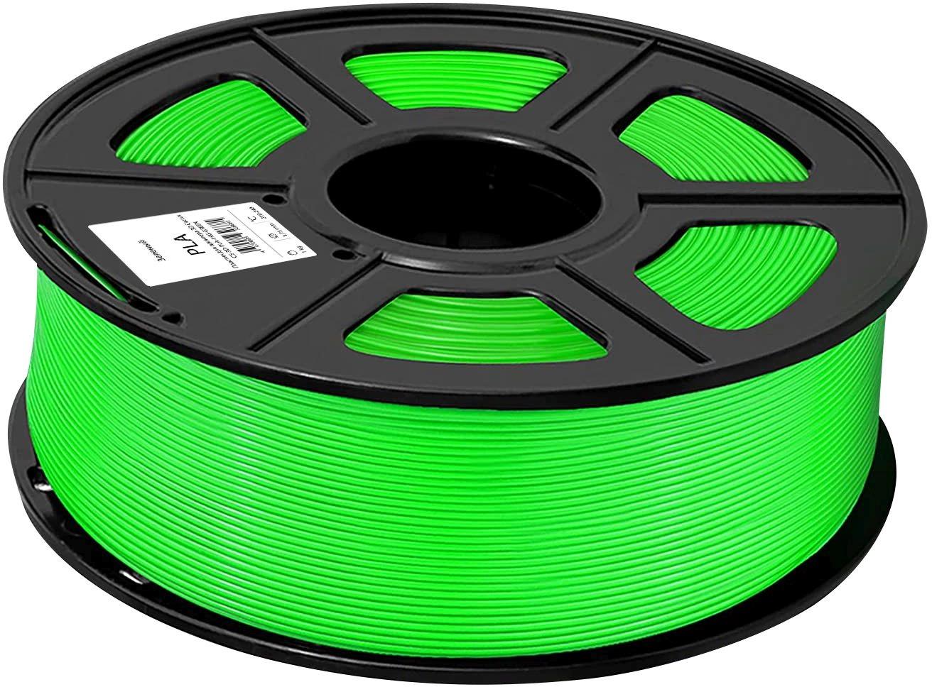 Пластик для принтера 3D Cactus CS-3D-PLA-1KG-GREEN PLA d1.75мм 1кг L326м 1цв.