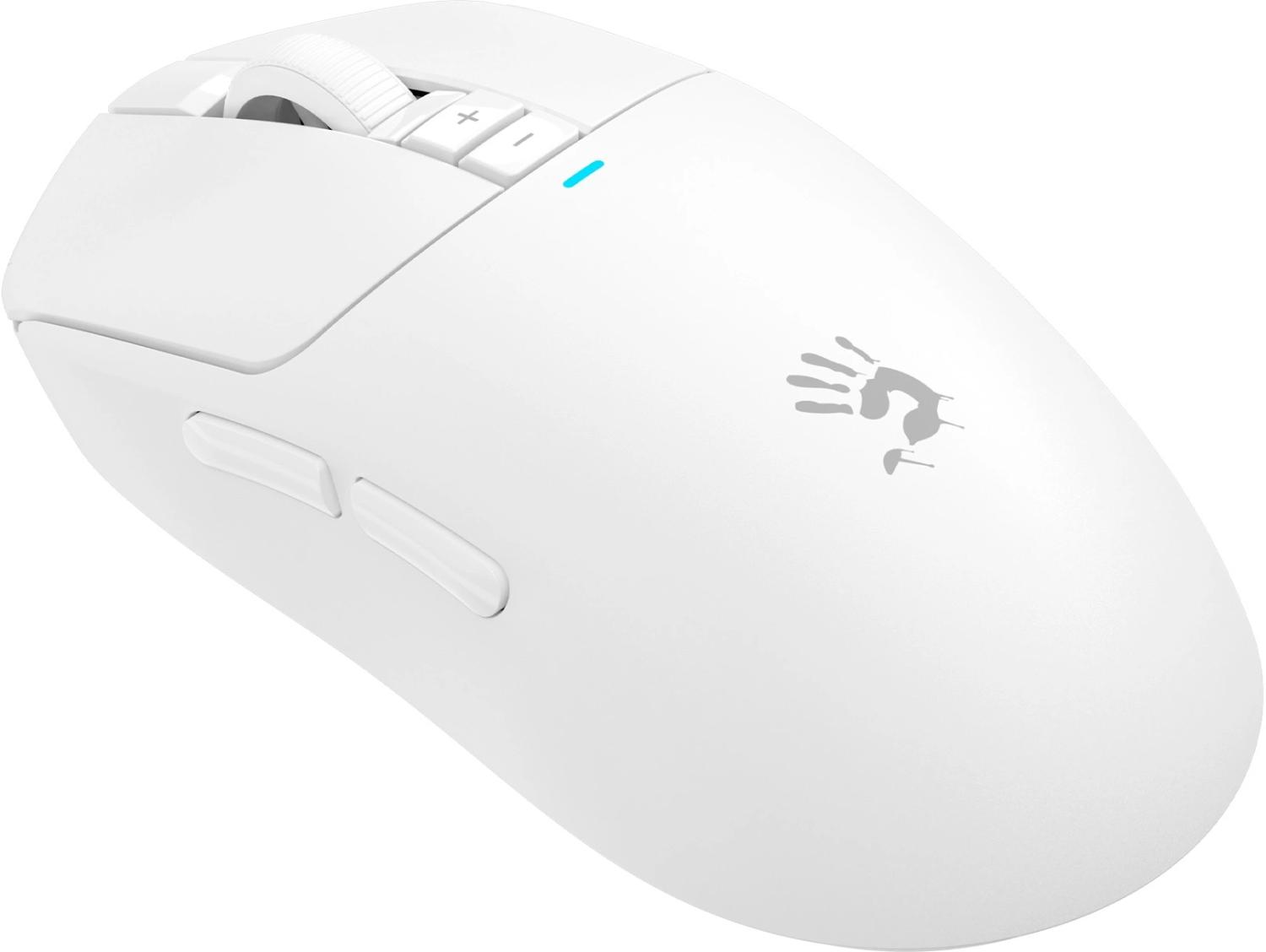 Мышь A4Tech Bloody R72 Ultra белый оптическая 20000dpi беспров. USB-C 7but