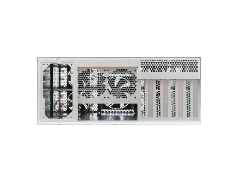 Procase RE411-D0H17-E-55 Корпус 4U server case,0x5.25+17HDD,черный,без блока питания,глубина 550мм,MB EATX 12"x13"