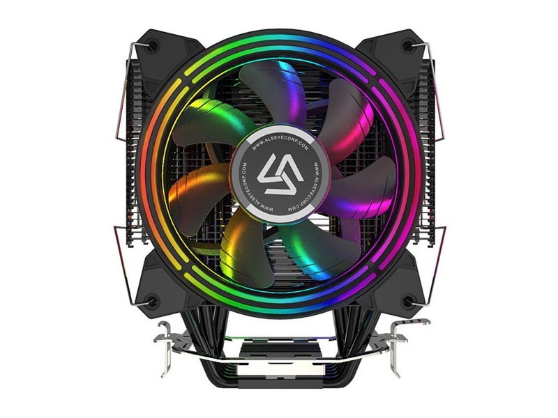 Вентилятор корпусной Вентилятор ALSEYE H120D Universal, TDP 200W, Heat Pipe:6mm*6pcs, 800;2000RPM, 11.6-35.3dB(A), RGB, RTL {18} (872339)/(874043)
