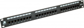Патч-панель Lanmaster LAN-PPI24U5E 19" 1U 24xRJ45 кат.5e UTP