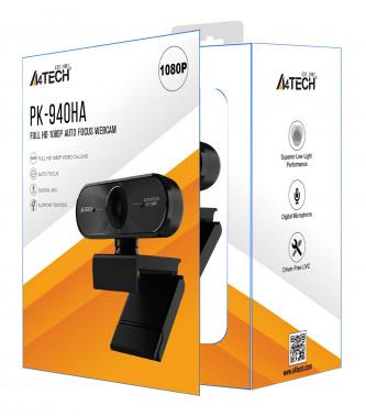 Камера Web A4Tech PK-940HA черный 2Mpix (1920x1080) USB2.0 с микрофоном