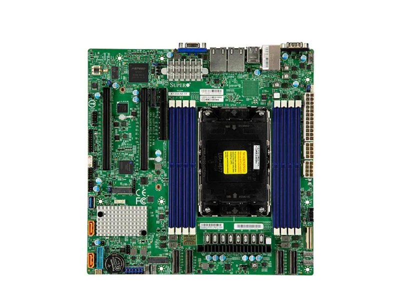 Supermicro MBD-X13SEM-TF-B Форм-фактор: mATX, чипсет: Intel C741, сокет: 4677, слоты: 8 DDR5 DIMM, SATA 6 Гбит/с, M.2 PCIe