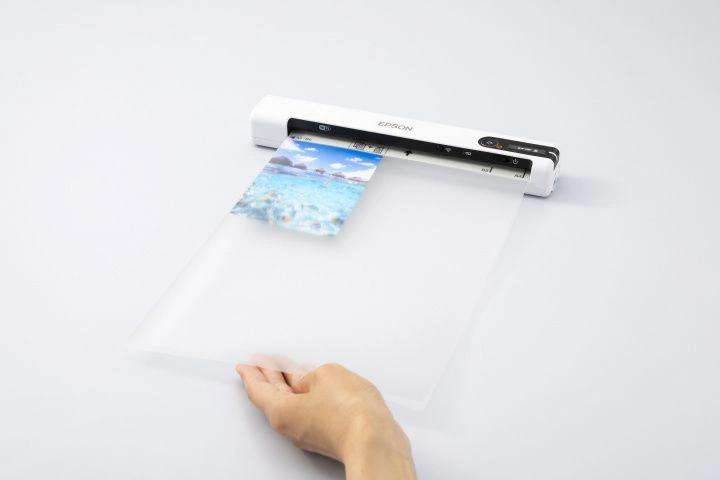 Сканер протяжный Epson WorkForce DS-80W (B11B253402) A4 белый