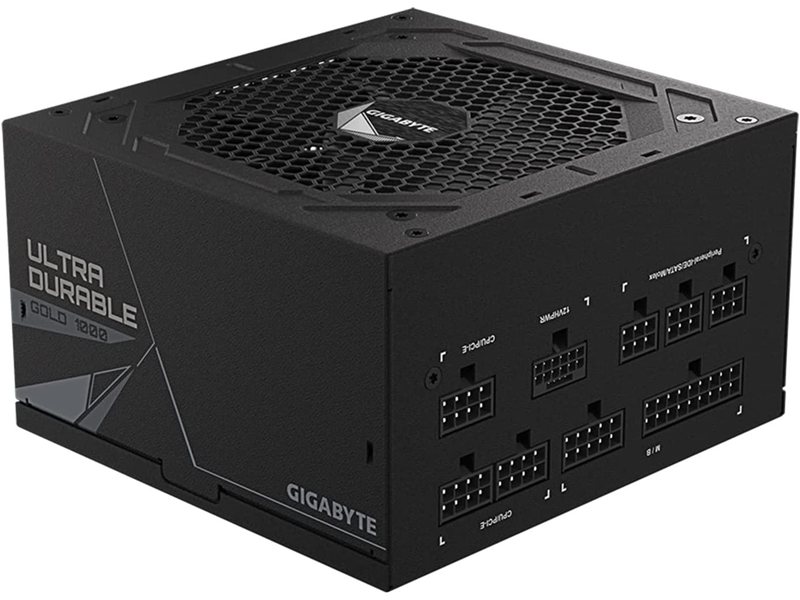 Блок питания Gigabyte ATX 1000W GP-UD1000GM PG5 V2 80+ gold (20+4pin) APFC 120mm fan 8xSATA Cab Manag RTL