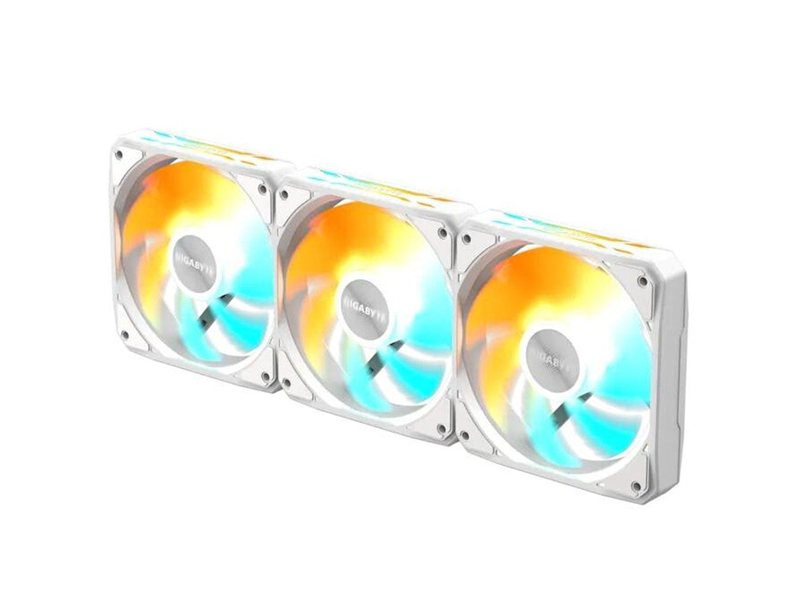 Вентилятор в корпус GIGABYTE GP-GBT EZFAN1203 ICE 3X120mm ARGB FANs set. PWM, 3 Pin