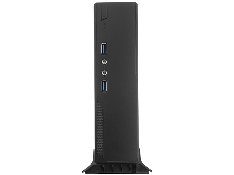 Корпус с внешним блоком питания 120Вт./ Case Foxline mITX 120W ext., DC-converter, 2xUSB3.0, 1x40mmFan, Black, VESA, powercord