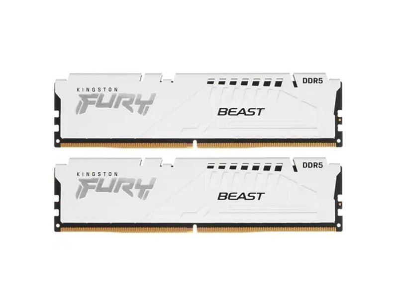 Kingston DDR5 DIMM 64Gb 2x32GB 6000MHz KF560C36BWEK2-64 Fury Beast RTL Gaming PC5-48000 CL36 288-pin 1.35В dual rank с радиатором Ret