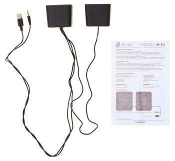 Колонки Оклик OK-331 2.0 черный 6Вт