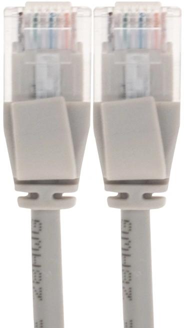 Патч-корд Rexant 02-0380-1 U/UTP RJ-45 вил.-вилка RJ-45 кат.6A 1м серый LSZH