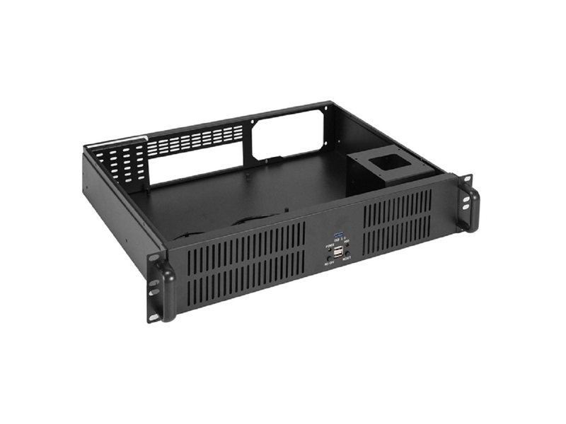 Exegate EX297591RUS Серверный корпус ExeGate Pro 2U350-33 <RM 19", высота 2U, глубина 350, без БП, 2*USB+1* USB3.0>