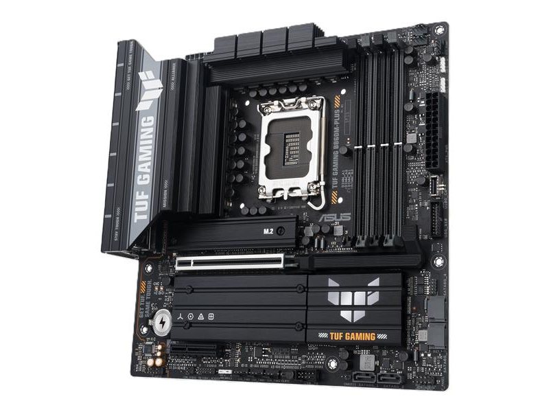 Материнская плата Asus TUF GAMING B860M-PLUS Soc-1851 Intel B860 4xDDR5 mATX AC`97 8ch(7.1) 2.5Gg RAID+HDMI+DP