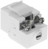 Модуль Lanmaster LAN-OK-TV/S-WH белый