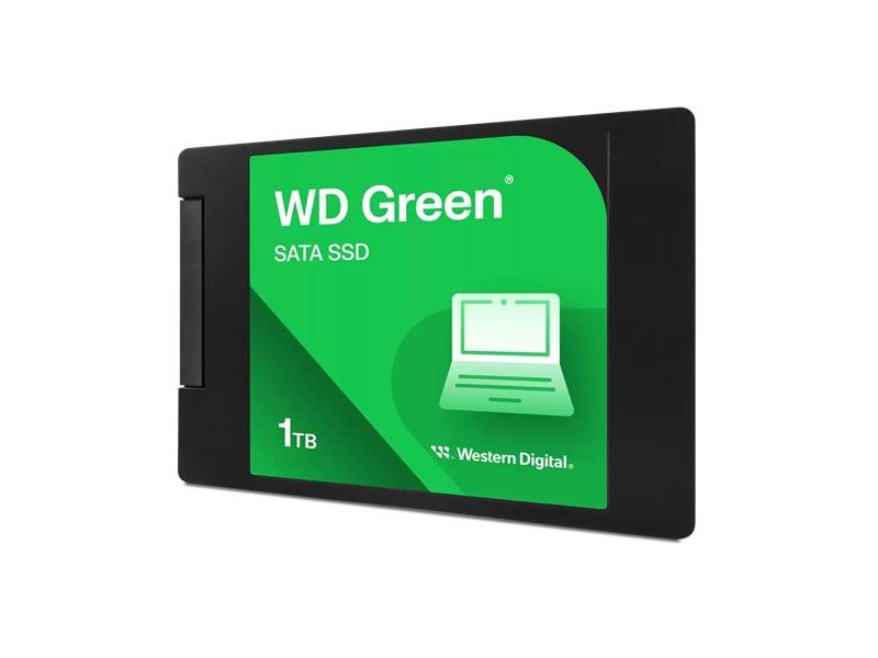 Твердотельный накопитель Western Digital Green SSD 2,5” SATA 1Tb, WDS100T5G0A, 1 year