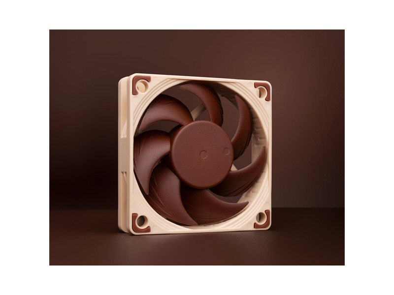 Кулер для корпуса/ Case Cooler Noctua NF-A6x15 PWM (60x60x15mm, 4-pin PWM, 23.4CFM, 19.8dBA, 3500RPM, Beige/Brown)