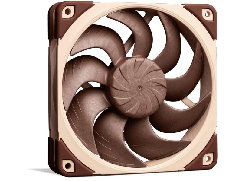Кулер для корпуса/ Case Cooler Noctua NF-A12x25 G2 LS-PWM (120x120x25mm, 4-pin PWM, 39.02CFM, 11.8dBA, 1100RPM, Beige/Brown)