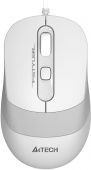 Мышь A4Tech Fstyler FM10S белый/серый оптическая 1600dpi silent USB 3but (FM10S USB WHITE)