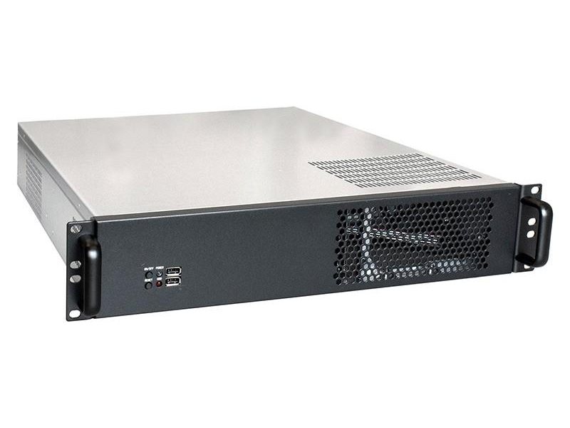 Exegate EX284959RUS Серверный корпус ExeGate Pro 2U550-08 <RM 19", высота 2U, глубина 550, без БП, 2*USB>