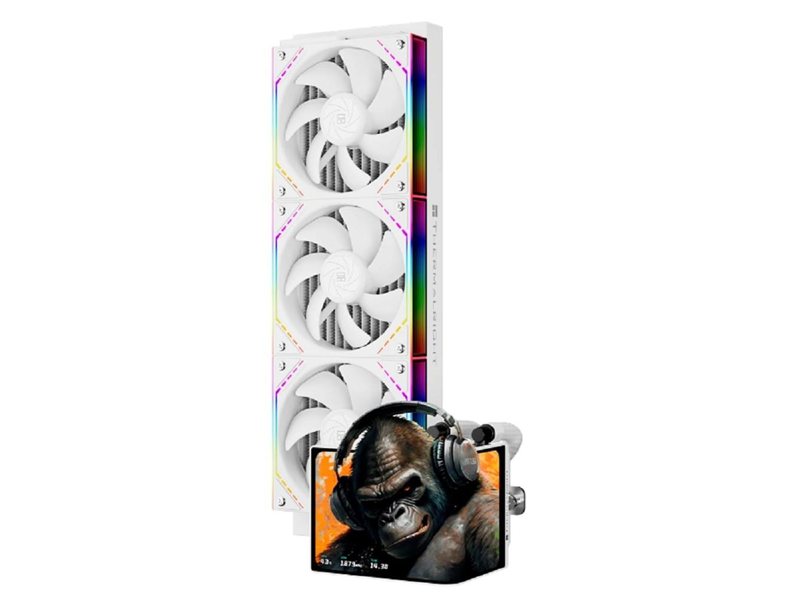 Thermalright Система водяного охлаждения Levita Vision 360 ARGB White / 3x120mm ARGB PWM Fans / TRLV360AW