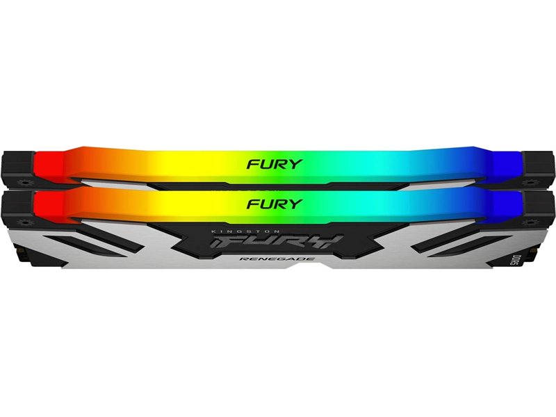 Память DDR5 2x16GB 7200MHz Kingston KF572C38RSAK2-32 Fury Beast RGB RTL Gaming PC5-57600 CL38 DIMM 288-pin 1.45В kit single rank с радиатором Ret