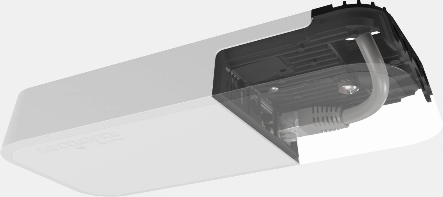 Роутер беспроводной MikroTik wAP ax (WAPG-5HAXD2HAXD) AX3000 10/100BASE-TX/4G белый