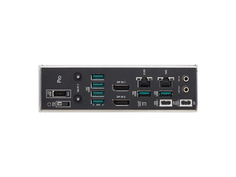 Материнская плата ASUS PRO WS TRX50-SAGE WIFI A, AMD TRX50, 4*DDR5, 4*SATA, 3*M.2, 2 x SlimSAS, 6*USB 3.2, 1*USB 2.0,Type-C, DP, 4*PCIx16, CEB; 90MB1LE0-M0EAY0