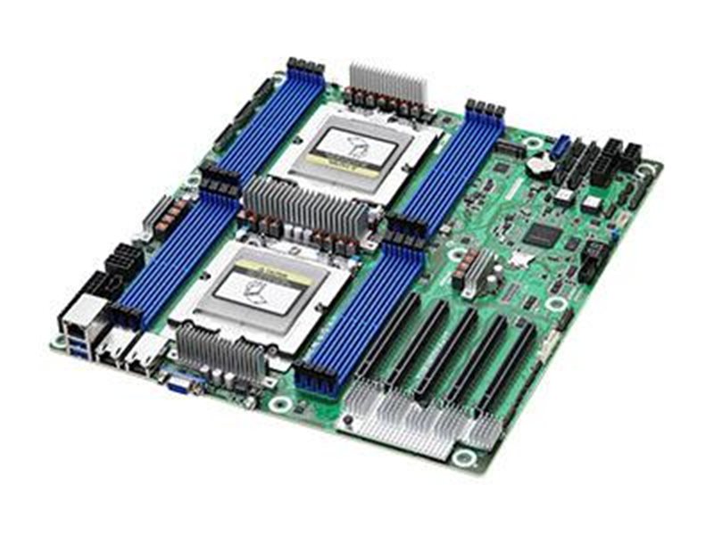 Материнская плата/ ASRock TURIN2D16-2T, EEB, 2x SP5 (LGA 6096) AMD EPYC™ 9005/9004, 8+8 DIMM slots (1DPC), DDR5 RDIMM, RDIMM-3DS, 2x PCIe5.0 / CXL2.0 x16, 3x PCIe4.0 x16, 2x MCIO (PCIe5.0 / CXL2.0 x8 or 8 SATA 6Gb/s), 1x MCIO (PCIe5.0 / CXL2.0 x8), 1x M.2