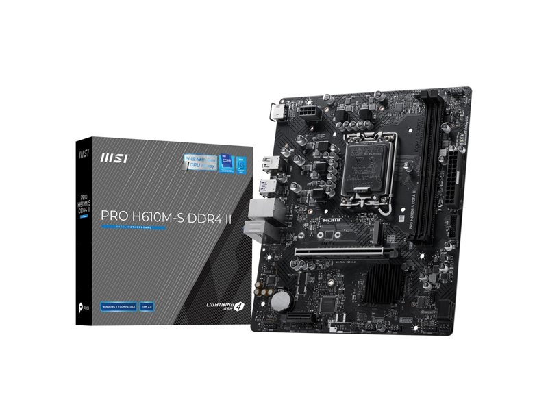 Материнская плата/ PRO H610M-S DDR4 II