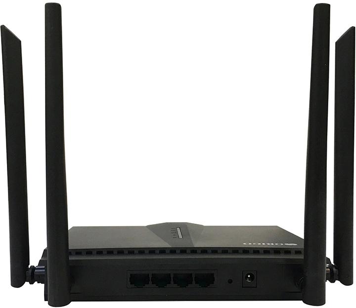 Роутер беспроводной Origo OWR1830AXG (OWR1830AXG/A1A) AX1800 10/100/1000BASE-T черный