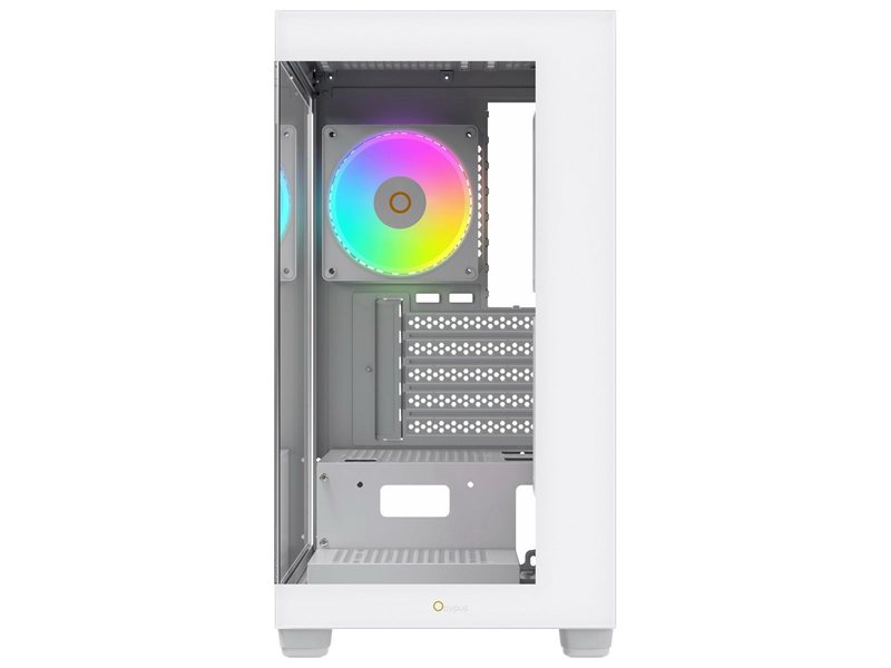 Корпус Ocypus Gamma C52 WH ARGB mATX / win / white / 3 ARGB fans / no PSU / Tempered Glass