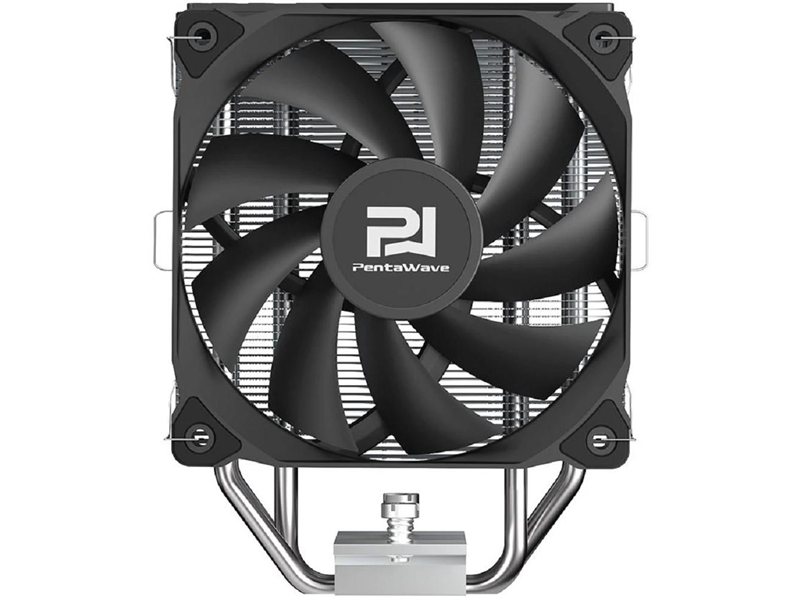 Кулер PentaWave PC-Z04E SRB LGA115X/1200/1700/AM4/AM5 (20 шт/кор, TDP 220W, 1*120mm PWM Fan, 4 тепловые трубки 6мм, 600-1850RPM, 12-32,6dBa)