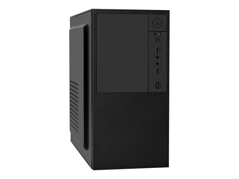 Корпус MINITOWER  mATX W/PSU 2xUSB HD Audio черный BAA-308 EX297993RUS EXEGATE
