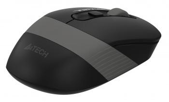 Мышь A4Tech Fstyler FG10S черный/серый оптическая 2000dpi silent беспров. USB для ноутбука 4but (FG10S GREY)
