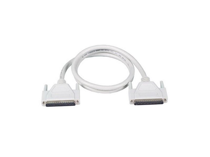 Кабель Advantech PCL-10125-3E с двойным экранированием, с 2-мя разъемами DB-25, 3м, ПВХ, номинальное напряжение до 15В Advantech Кабель для передачи электрического сигнала между узлами системы, Double-shielded cable with 25-pin D-sub connectors