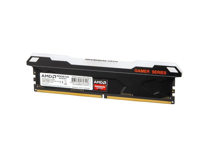 Модуль памяти AMD Radeon 16GB DDRS 6000 Long DIMM R7516G6000U1S-RGB 1.1V Heat Shield RGB