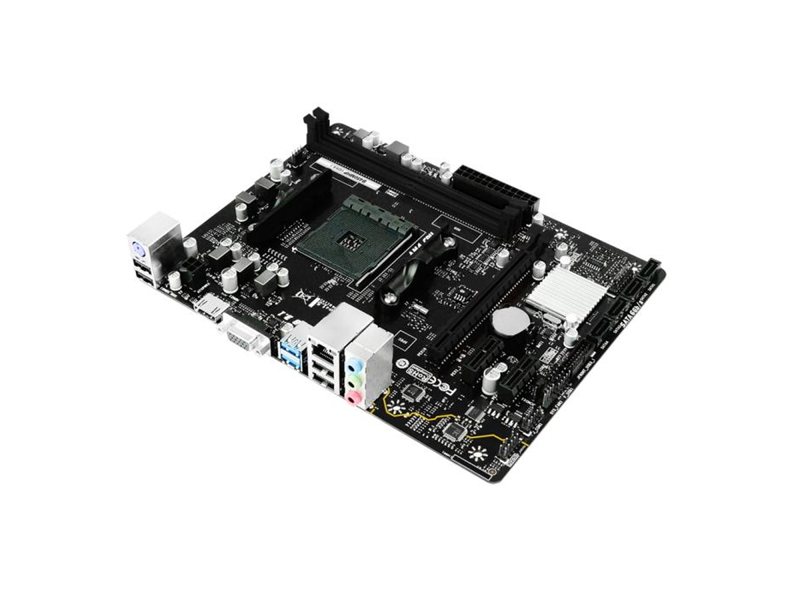 Материнская плата Biostar B450MHP Soc-AM4 AMD B450 2xDDR4 mATX AC`97 8ch(7.1) GbLAN RAID+VGA+HDMI