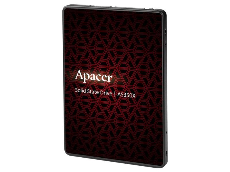 Твердотельный накопитель Apacer SSD PANTHER AS350X 128Gb SATA 2.5" 7mm, R560/W540 Mb/s, 3D NAND, IOPS 38K/75K, MTBF 1,5M, 75TBW, Retail, 3 years (AP128GAS350XR-1)