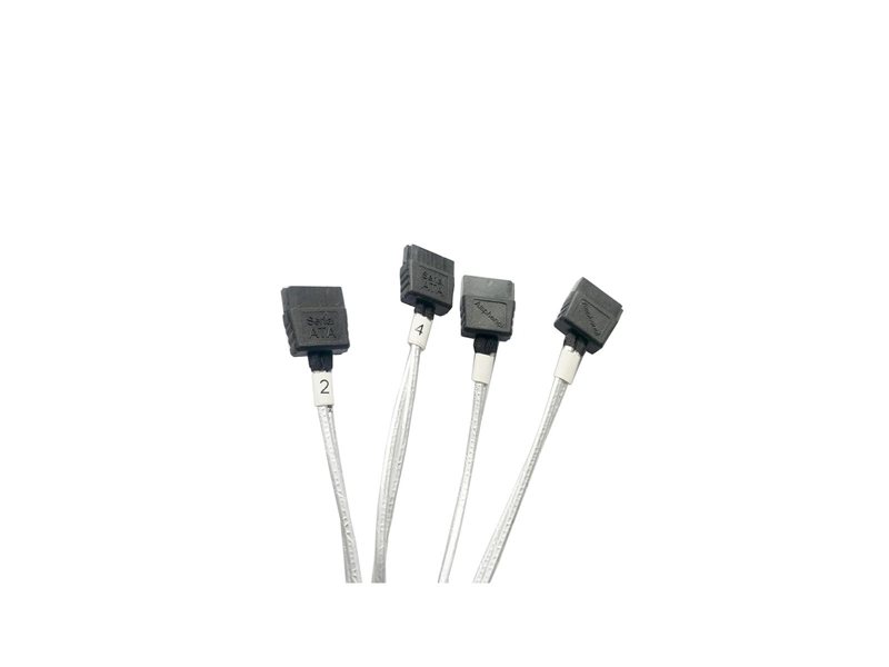 Кабель DiliVing DLHS36-0439 HDmSAS (SFF8643) -to- 4*SATA +SideBand, metall lockers, SAS2.1 (6G), 75cm