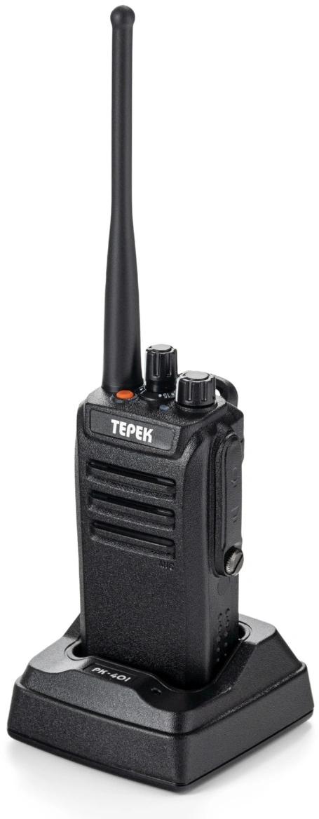 Рация Терек РК-401 U 16кан. до 15км аккум. сигн.Аналоговый черный