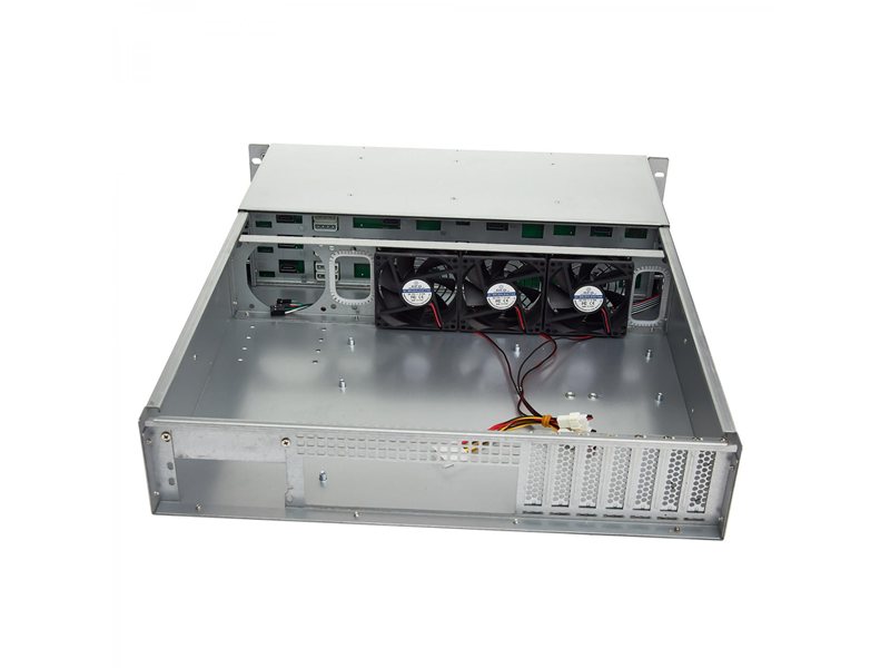 Exegate EX281298RUS Серверный корпус ExeGate Pro 2U550-HS12 <RM 19", высота 2U, глубина 550, БП 1U-800ADS,12xHotSwap, USB>