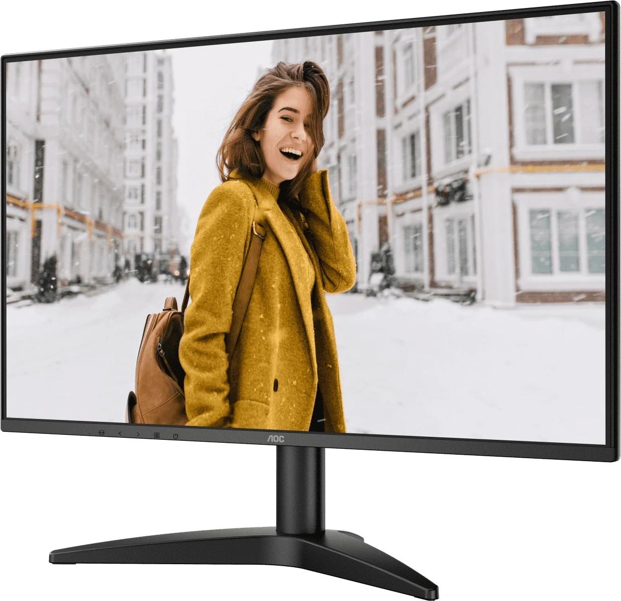 Монитор AOC 23.8" 24B36H черный IPS LED 16:9 HDMI матовая 1500:1 300cd 178гр/178гр 1920x1080 120Hz VGA FHD 2.4кг