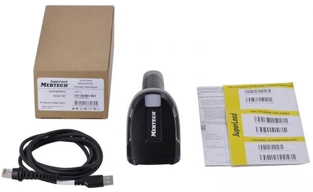 Сканер штрих-кода Mertech 2420 Superlead 1D/2D проводной черный (4231)