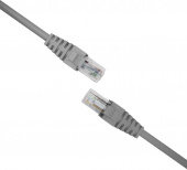 Патч-корд NTSS NTSS-PC-UTP-RJ45-6-3.0-LSZH-GY UTP RJ-45 вил.-вилка RJ-45 кат.6 3м серый LSZH 24AWG